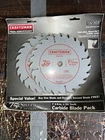Rare! Vintage Craftsman 75TH Anniversary 7-1/4" 2-PACK 9-32303 24-TOOTH Fast Cut New. Price: $32.99.