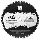 Wen BL1040C Apex 10-INCH 40-TOOTH Carbide-tipped General-purpose Saw Blade New. Price: $36.94.
