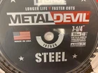 Mk Morse Metal Devil Carbide Tip Circular Saw Blade 7-1/4'' X 48T 5/8" 102636 New. Price: $55.00.