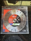 Norton 10" Dia. 5/8" Arbor Hole Wet & Dry Cut Diamond Blade 07660701201 New. Price: $29.50.