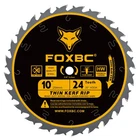 Table Saw Blade 10 Inch 24 Tooth Thin Kerf Wood Cutting Foxbc Ripping New. Price: $46.99.