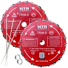 Mtr Saw Chain Tooth Brush Cutter Blades Circular Weed Eater Trimmer New. Price: $36.51.