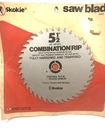 Skokie 1/2 Combination Rip Blade Made Usa WP-553 Hardened Tempered New. Price: $27.97.