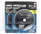 Hercules 7/8 Metal Cutting Saw Blade - 34 Carbide Teeth #58736 (set Of 2) New. Price: $29.95.