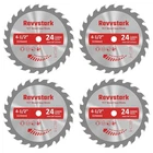 Pack Circular Saw Blade 4-1/2 In 3/8 Arbor 24T(4PCS), Silver, Red New. Price: $20.41.