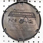 Seven Avanti Pro 7-1/4" Tooth Fiber Cement Circular Saw Blade No. P0706CHR New. Price: $7.99.