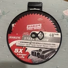 Diablo 6-1/2IN. X 48TPI Steel Demon Ferrous Metal Cutting Saw Blade D0648CF New!. Price: $18.99.