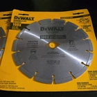 C238*BRAND New Pcs Dewalt DW4714 7-INCH Diamond Saw Blades. Price: $50.00.