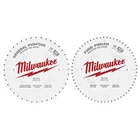 Milwaukee 48-40-1036 Inch 40T + 60T Two Pack Circular Saw Blades New. Price: $99.70.
