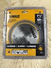 Dewalt 7-1/4 60T Aluminum Cutting Circular Saw Blade DWAM71460 New. Price: $22.99.