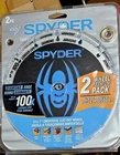 Spyder (2) 7" Universal Diamond Edge Cut-off Wheels With Arbor Bushing. New. Price: $20.95.