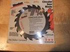 New Sealed Disston Circular Saw Blades 7-1/4" Chisel Tooth Model# W714. Price: $19.88.