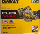 New (DCS578X1) Dewalt 60V Flexvolt 7-1/4" Cordless Circular Saw Kit Brushless. Price: $437.99.