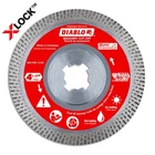 Diablo 4-1/2" X-lock Diamond Continuous Rim Masonry Cut-off Disc New. Price: $33.99.