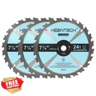 Keentech 7-1/4" 24T Saw Blade 3 Pack New. Price: $27.99.