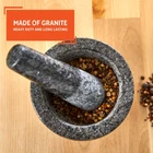 3.75 Inch Mini Polished Granite Mortar And Pestle For Grinding Crushin New. Price: $17.95.