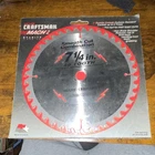 Craftsman Mach 292277 7-1/4 In Carbide Circular Saw Blade 40T For Wood New. Price: $15.00.