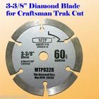 3-3/8-INCH 10MM 3/8" Arbor 60G Diamond Circular Saw Blade Craftsman Trak-cut New. Price: $7.95.