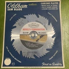 Nos! Vintage Oldham 6-1/2" Saw Blade Made Usa 650-C-NC Novelty Universal New. Price: $20.00.
