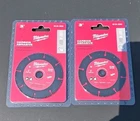 New Sealed Lot Set Of 2 Milwaukee 49-94-3005 3" Carbide Abrasive Blades. Price: $19.99.