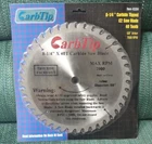 Carbtip 8 1/4 X 40T Carbide C2 Saw Blade (nip) New. Price: $12.97.
