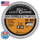 Ivy Classic 36366 Laser Carbide 10-INCH 80 Tooth Non-ferrous Cutting Circular New. Price: $120.17.