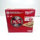 25 Pack Milwaukee 1/4 Premium Circular Saw Blades 24 Tooth 48-40-1720 New. Price: $94.99.