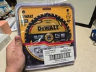 Lot Of 5 Sealed Dewalt DWAW71440 Elite Series Finish Carbide Blade 7-1/4" X 40T Open. Price: $70.00.