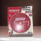 Pack 7-1/4" Diablo Framing Saw Blades Teeth, D0724VPX New. Price: $20.00.