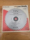 Vtg 1989 Vermont American 26330 Saw Blade 7-71/4" Cutoff Rip 5/8" Center New. Price: $10.00.