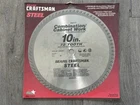 Nos Craftsman Steel Sears Combination Cabinet Work 932171 Sawblade 5/8 72T Vtg New. Price: $40.00.