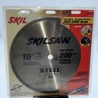 Skil 10 Inch 200 Teeth Plywood/paneling Steel Blade 5/8 Arbor New Made Usa. Price: $19.99.