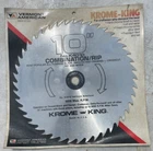 Vermont AMERICAN-10 Combination/rip Saw Blade 5/8 Arbor Krome King Steel Nos New. Price: $9.95.
