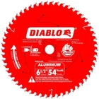 Freud Diablo D0654NA 6-1/2 In. X Tooth Medium Aluminum Cutting Saw Blade New. Price: $28.49.