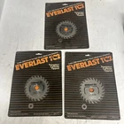 Lot Of 3. Carbide Tipped Circular Saw Blades. 3/8" Diam X 24T. Everlast TC2 New. Price: $29.99.