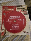 Freud Diablo D0724 7-1/4-INCH Tooth Framing Circular Saw Blades (2-PACK) New. Price: $13.00.