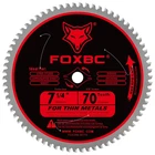 Foxbc 7-1/4 Inch Circular Saw Blade Metal And Stainless Steel Cutting 70 Teeth New. Price: $45.48.