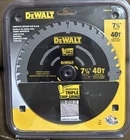 Dewalt DWA31740 7-1/4" 40-TOOTH Rough Finish Carbide Circular Saw Blade New!. Price: $20.85.