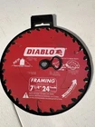 Lot Of 5 Diablo 7-1/4 24T Framing Circular Saw Blades D0724 New. Price: $24.99.