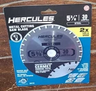 Hercules 5-3/8 In. 30T Metal Cutting Circular Saw Blade #58113 New. Price: $24.24.