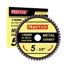 5-3/8"(136MM) 50T Cermet Tipped Metal Cutting Circular Saw Blad... Fast Usa Ship New. Price: $41.66.