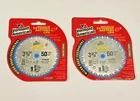 Lot 0F 2 Vermont American 3/8" 50 Teeth Tooth Blades For Cordless Saws Plywood New. Price: $12.95.
