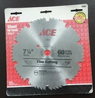 American Emblem Tool Ace Steel Fine Cutting Saw Blade (23555) 7-1/4 60T New. Price: $9.00.