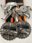 Avanti Pro 8 Stacked Dado Carbide Tipped Blades & Chipper Set With Wooden Box Open. Price: $49.99.