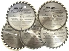(5) Task 10" Super Cut Carbide Tipped Circular Saw Blades Teeth XT1028B New. Price: $79.99.