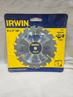 Irwin Marathon 14027 5-1/2" 18T Framing/ripping Carbide Saw Blade New. Price: $10.99.