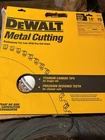 Dewalt 14 In 70 -tooth Carbide Chop Saw Blade DW7747 New. Price: $115.00.