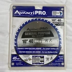 New Avanti Pro P1040X General Purpose Circular Saw Blade In. 40-TOOTH. Price: $12.99.