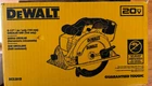 Dewalt DCS391B, 6-1/2-" 20V Max Circular Saw (tool Only) New. Price: $100.00.