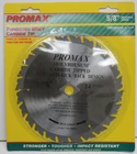 Promax 7 1/4" Tungsten Molybdenum Carbide Tipped 24T Circular Saw Blade ; New. Price: $5.00.
